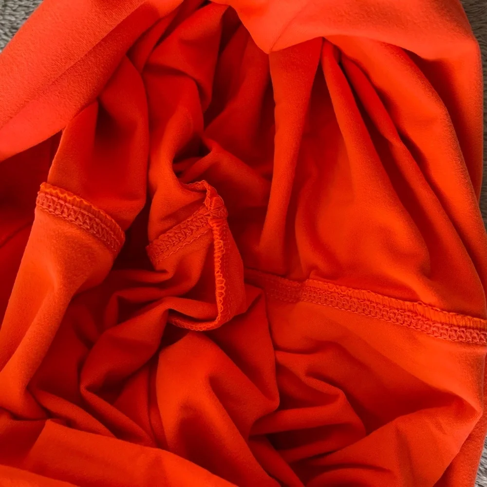 New Mix Buttery Biker Shorts - OS‎ - Neon Orange - Picture 3 of 7
